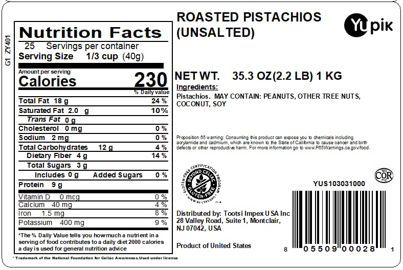 Yupik dry roasted pistachios in-shell closeup reveals creamy-earthy flavor.