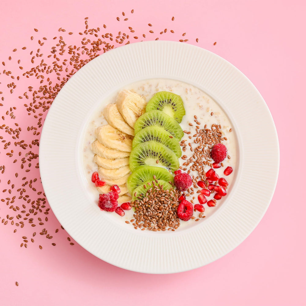 Yupik Flax Seeds on cereals for crunch and nutrition.