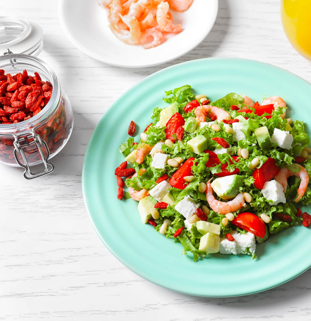 Yupik Goji Berries tossed into salads for extra texture.