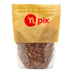 Yupik jumbo pecans halves in packaging, ready for baking and snacking