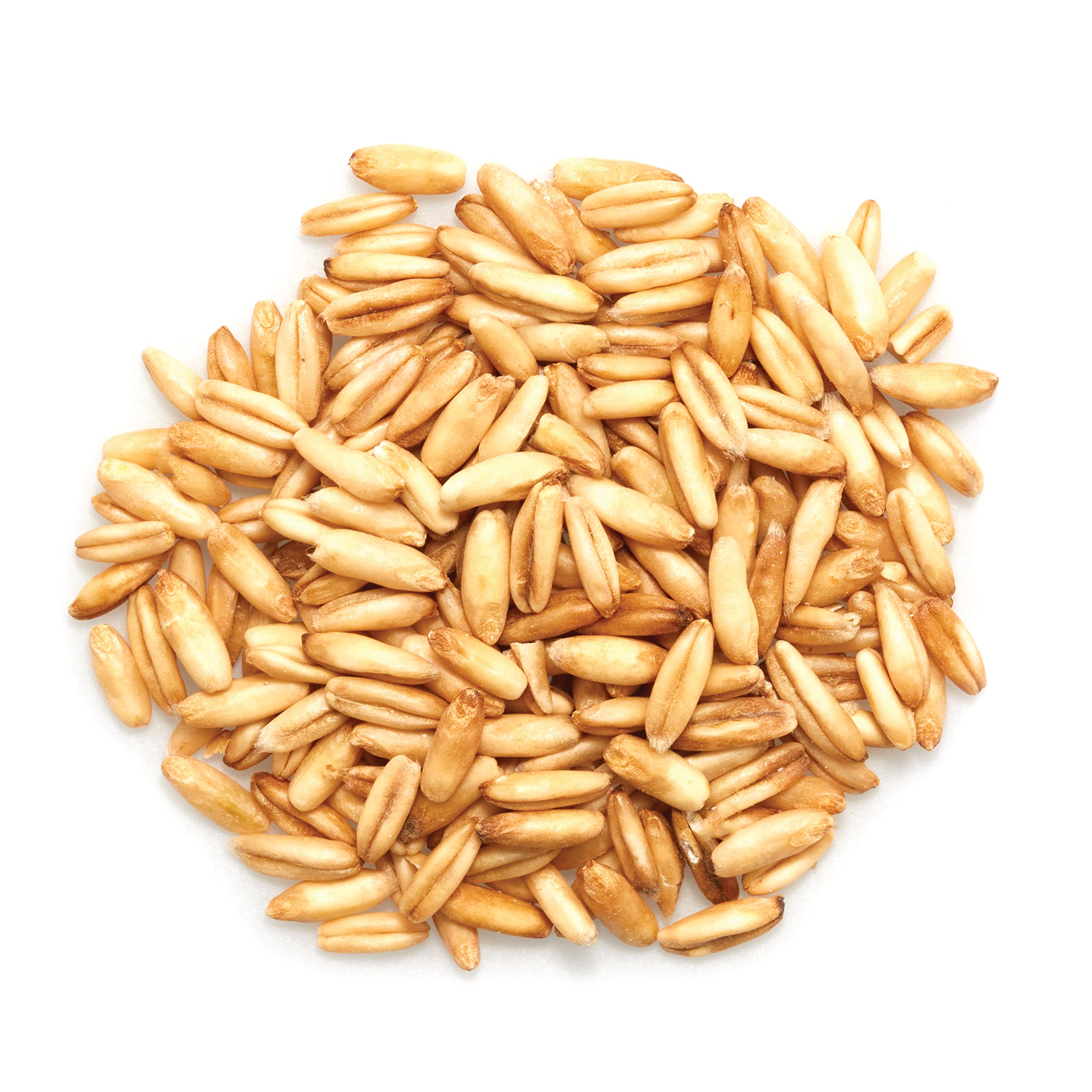 Steaming Yupik oat groats porridge with a rich nutty aroma.