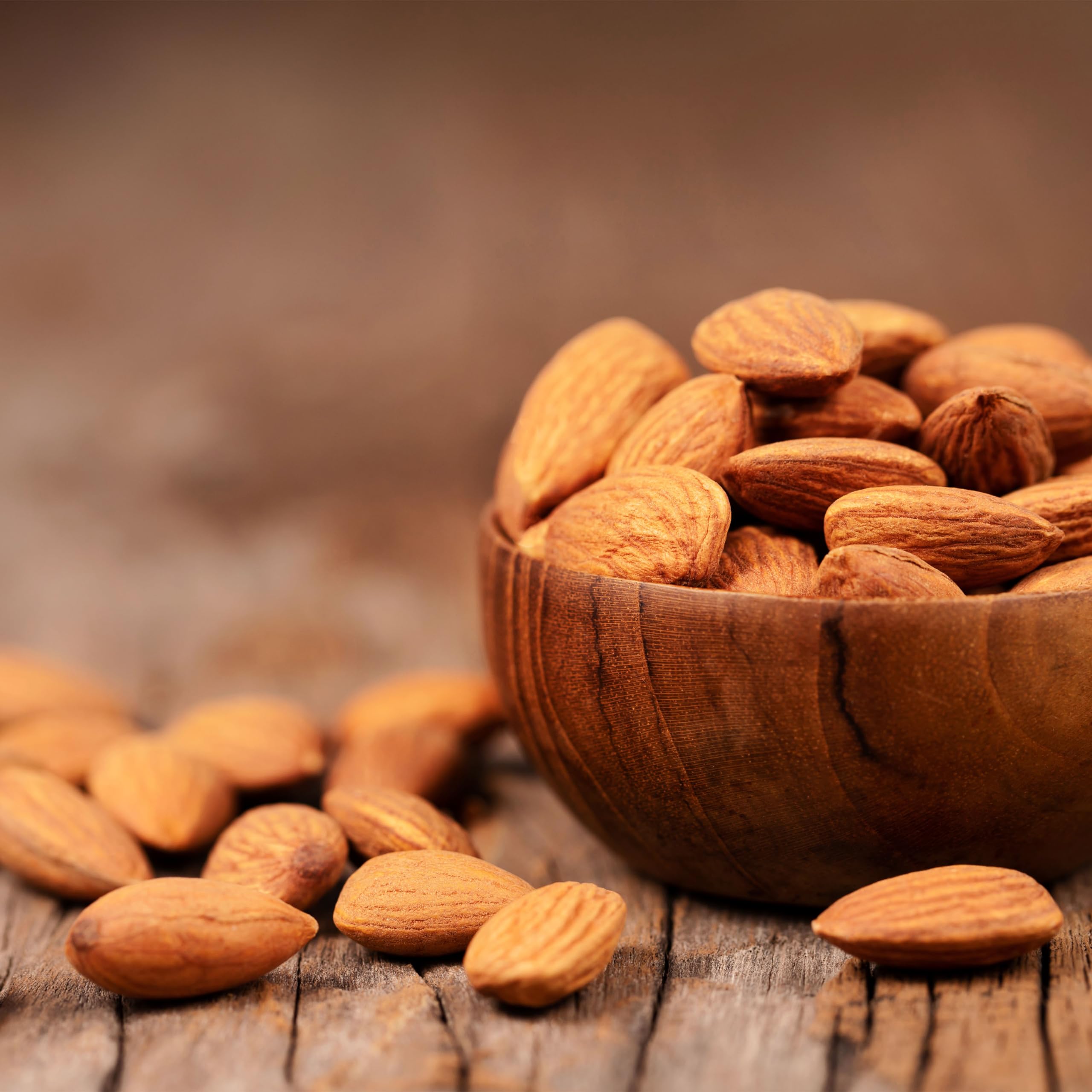 Raw Yupik almonds ready for snacking, cooking, or topping dishes