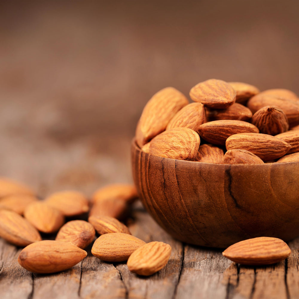 Raw Yupik almonds ready for snacking, cooking, or topping dishes