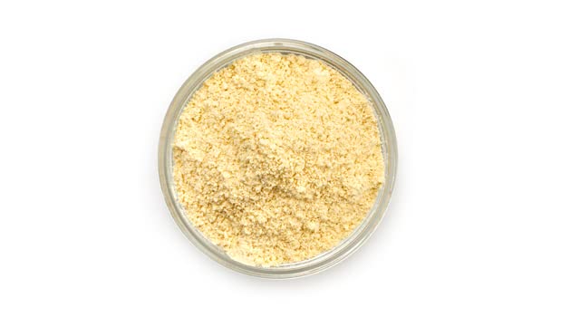 Yupik organic chickpea flour in a bowl supports versatile batters