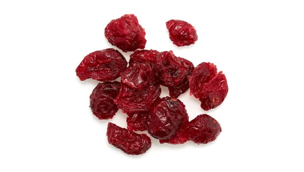 Yupik organic cranberries close-up showing chewy texture