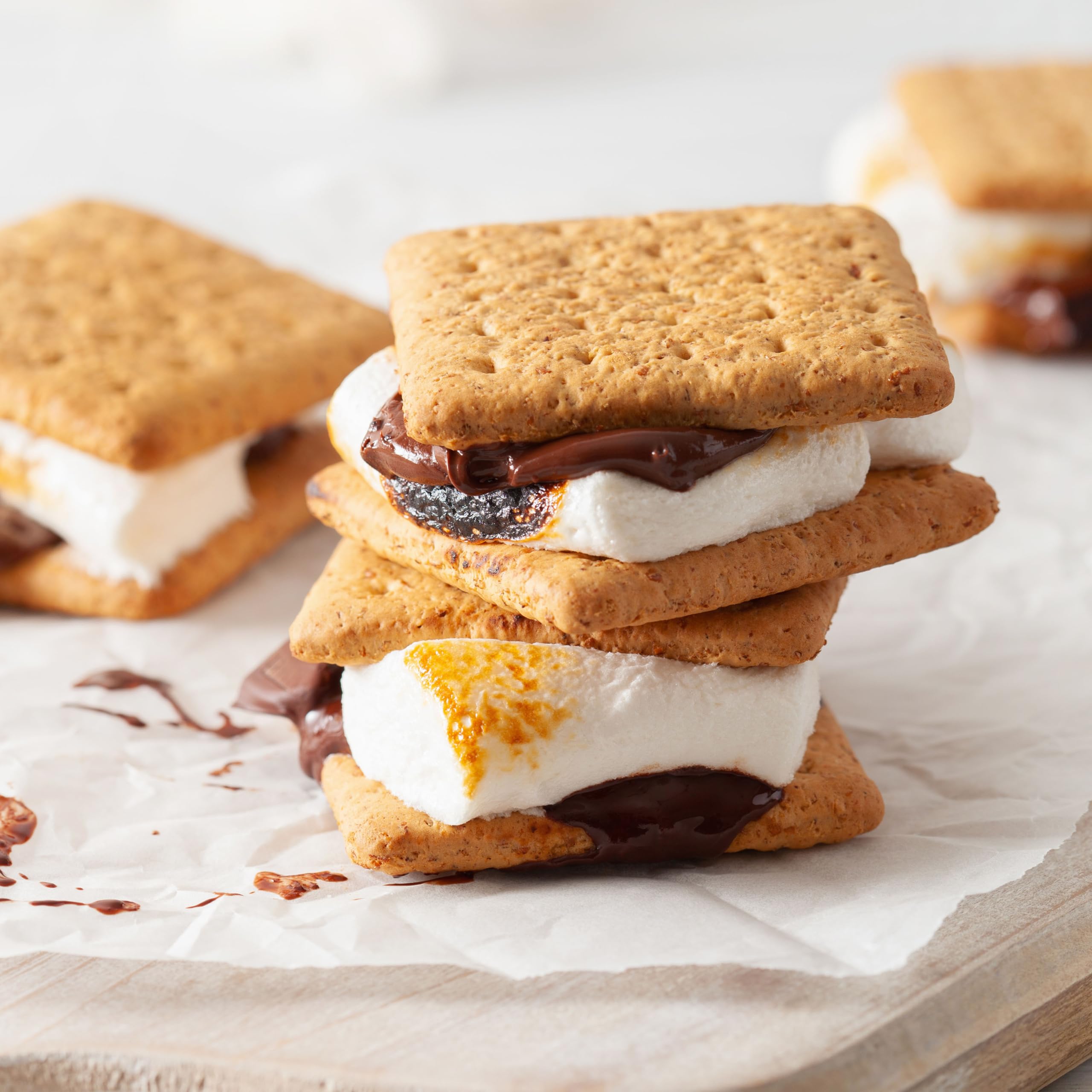 Yupik wafers arranged for cookies and brownies to boost flavor.
