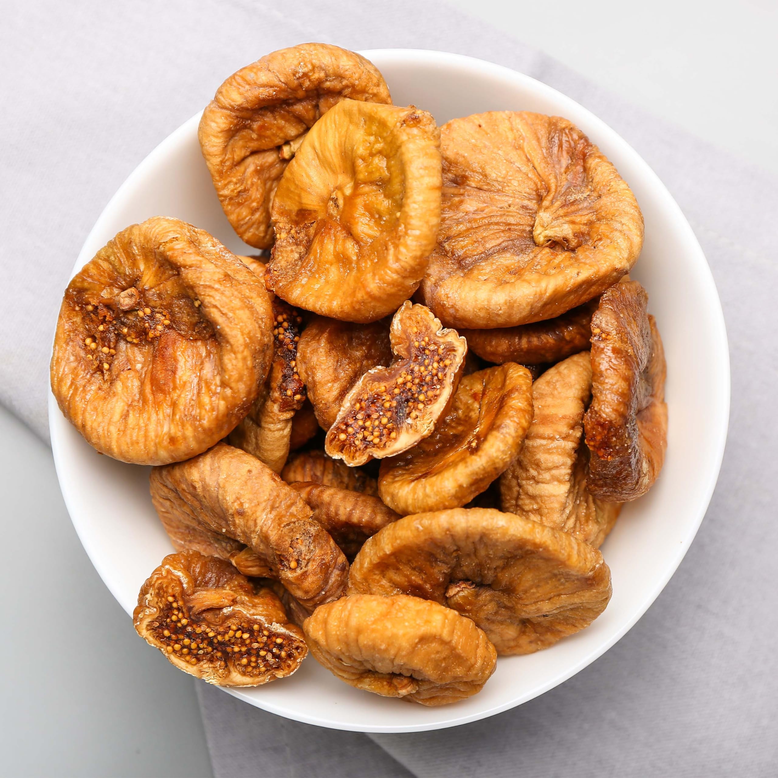 Yupik Organic Natural Figs in a bowl as a healthy snack option