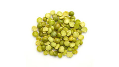 Yupik Organic Split Green Peas in pot during cooking to tender texture