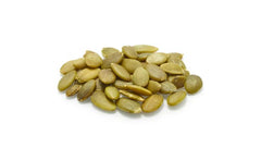 Yupik pumpkin seeds ready for baking and topping in a pantry scene