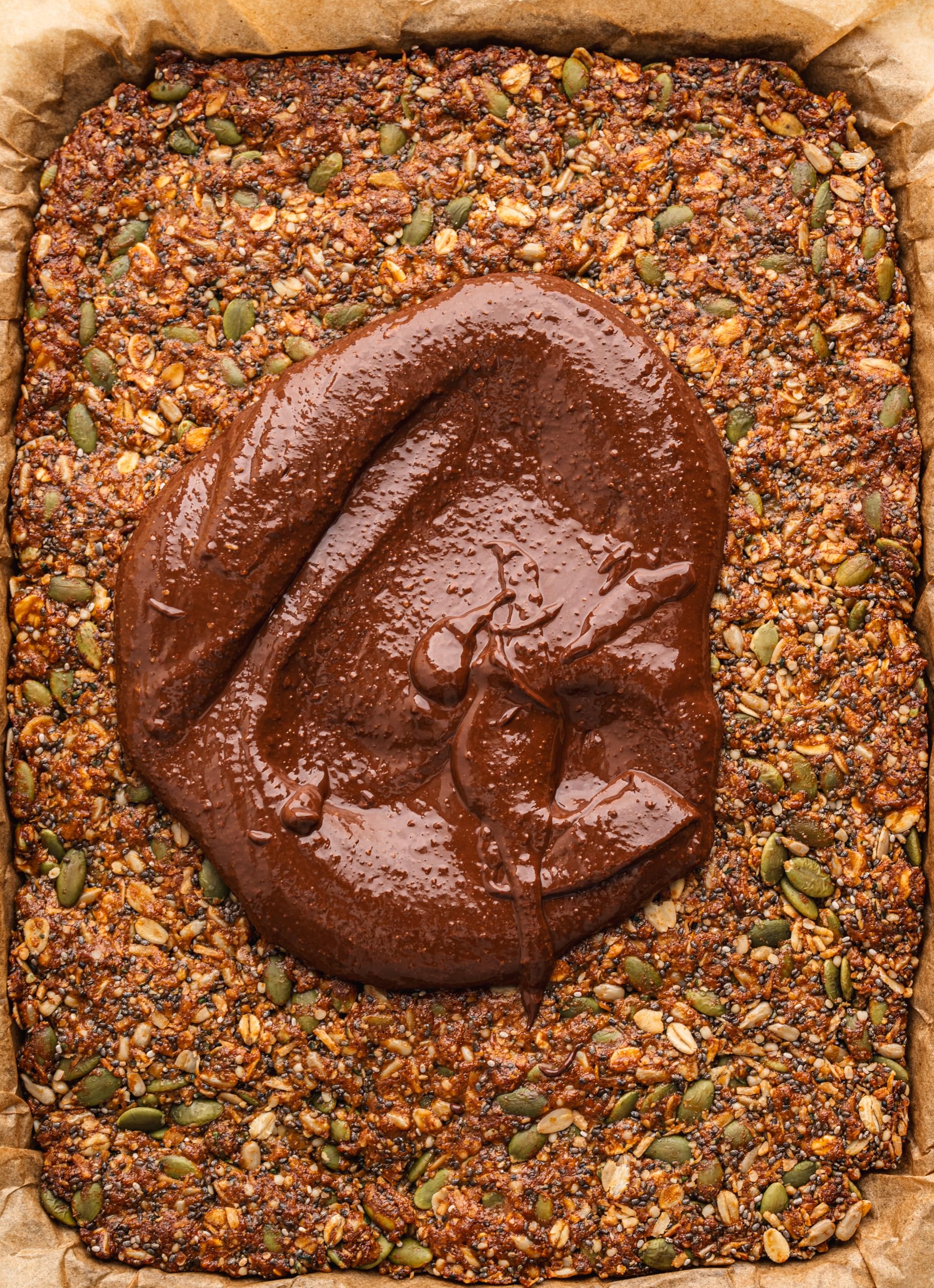 Yupik pumpkin seeds sprinkled on salad for fiber boost