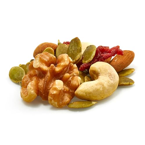 Yupik pumpkin seeds and walnuts provide crunch and fiber