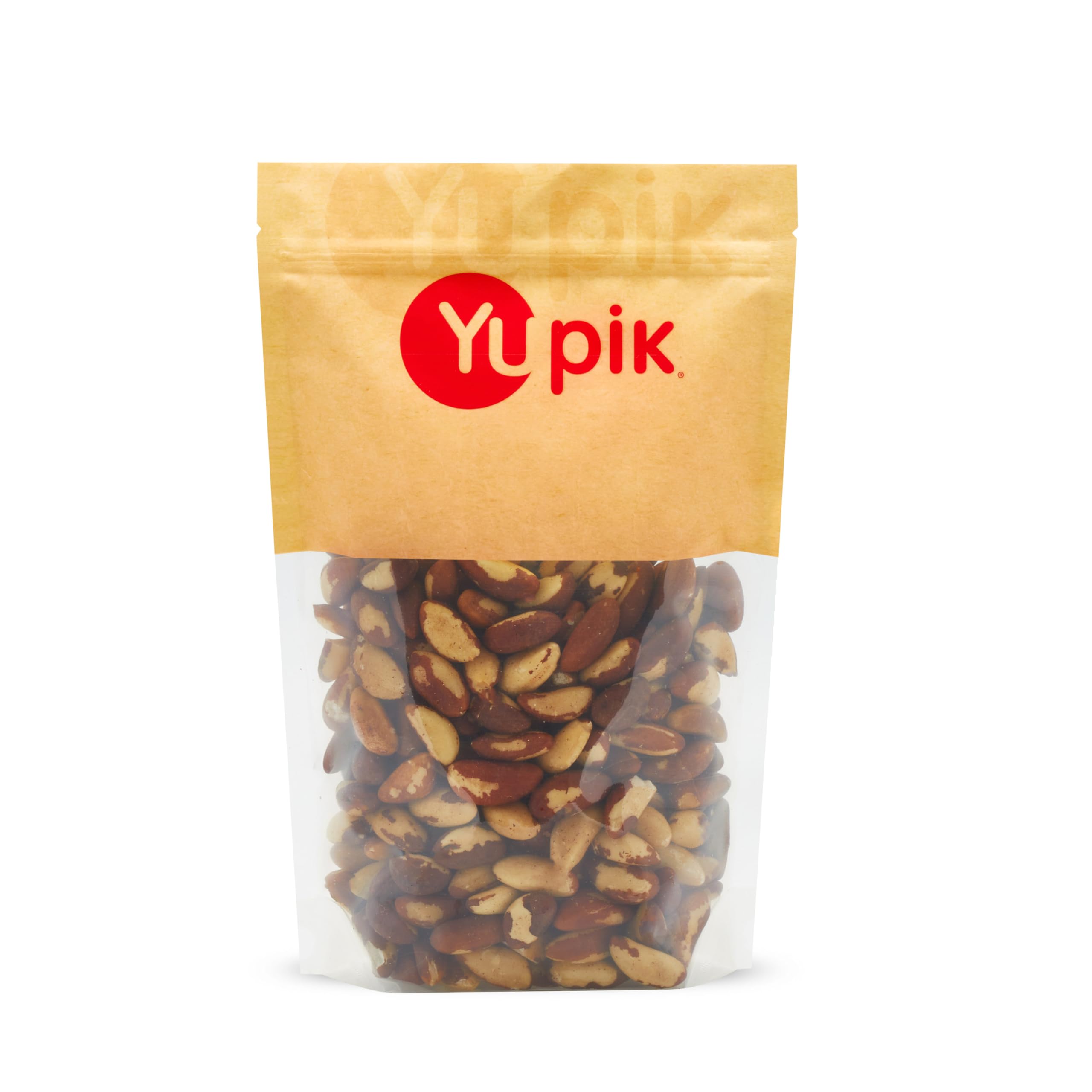 Yupik raw Brazil nuts shelled with skins on, ideal for snacking
