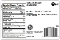 Yupik gluten-free kosher sesame seeds for baking and flavor