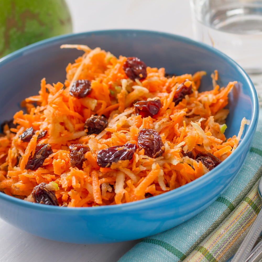 Yupik Thompson raisins yogurt-topper adds color and fruity texture.
