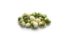 Yupik Wasabi Green Peas salad topping on fresh greens