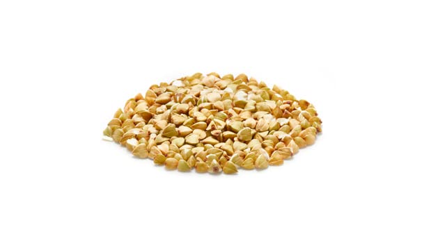 Yupik White Buckwheat porridge bowl ready to enjoy a hearty breakfast.
