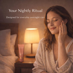 Yurisphere Collagen Wrapping Mask application step helps lock in moisture overnight.