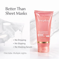 Yurisphere Deep hydration with hydrolyzed collagen smooths skin texture.
