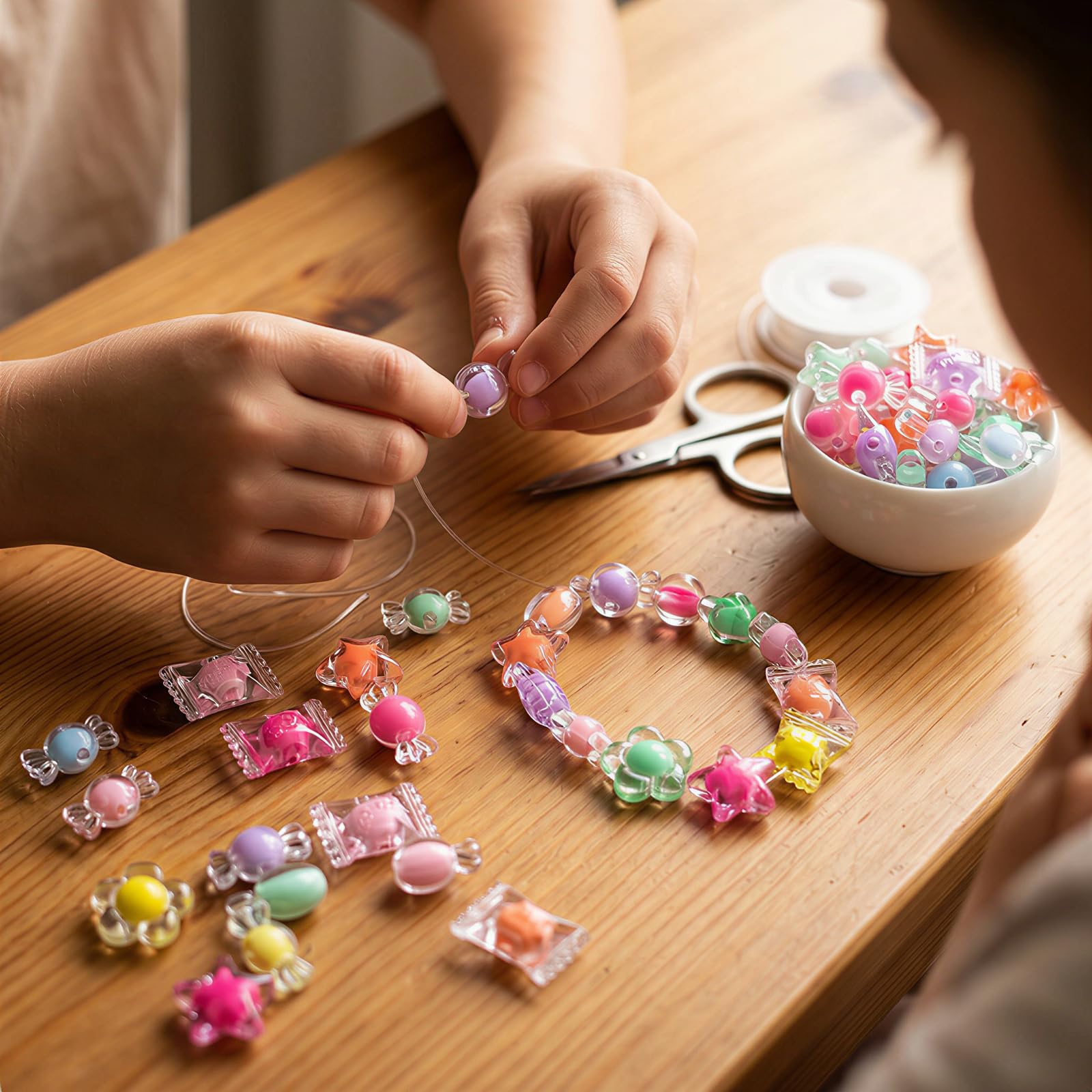 YuSheng candy beads cube candy for geometric focal points in crafts