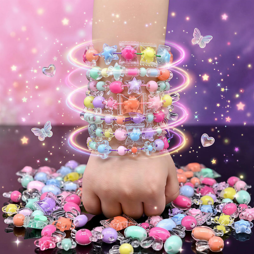 YuSheng candy beads Star I for delicate bracelet accents