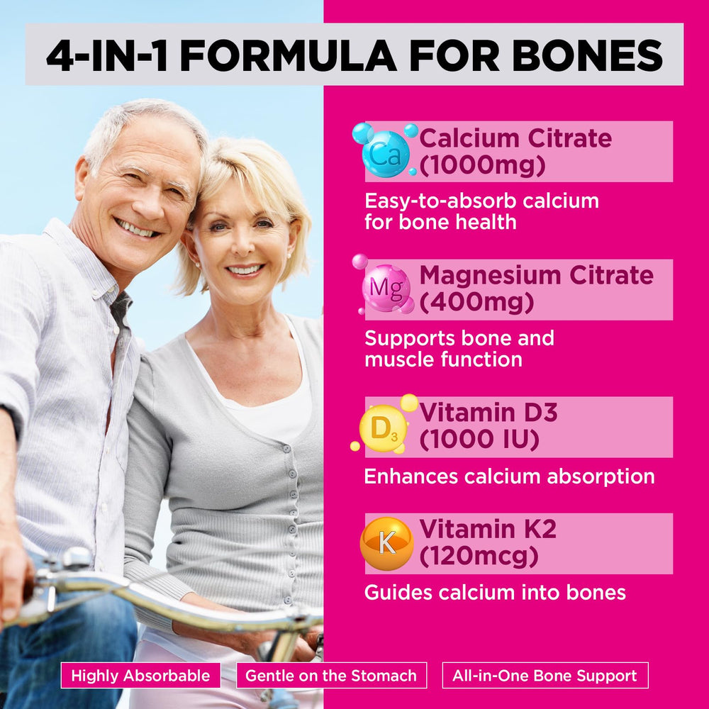 Yutiny D3, K2 and Magnesium blend image highlighting absorption-friendly formulation.