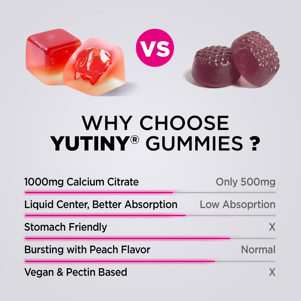 Yutiny Daily routine setup with a glass emphasizes easy consumption.