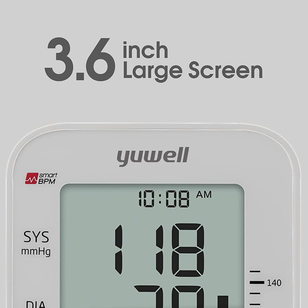 Yuwell voice guide directs steps during measurement for easier use.
