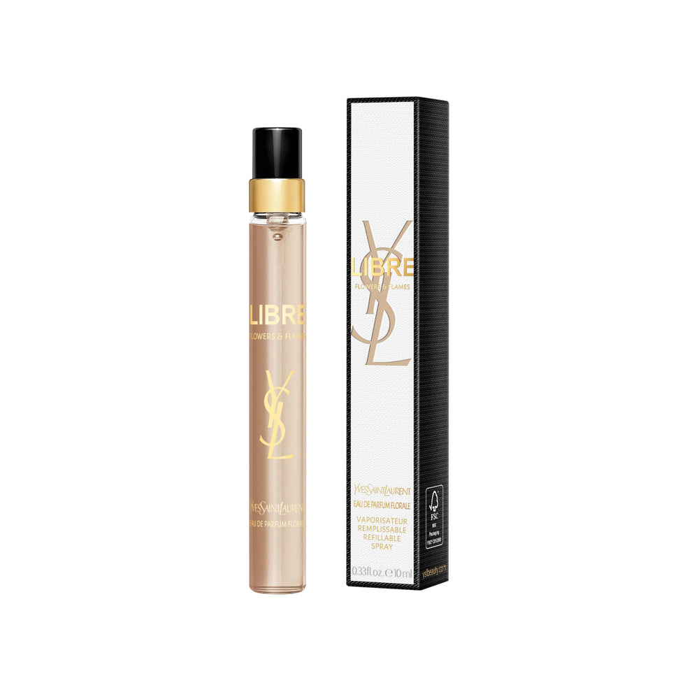 Yves Saint Laurent Libre Flowers & Flames spray captures sun-kissed florals for day-to-night freshness.