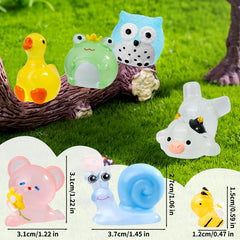 ywevyezc glow mini resin lion figure provides durable indoor-outdoor decor.