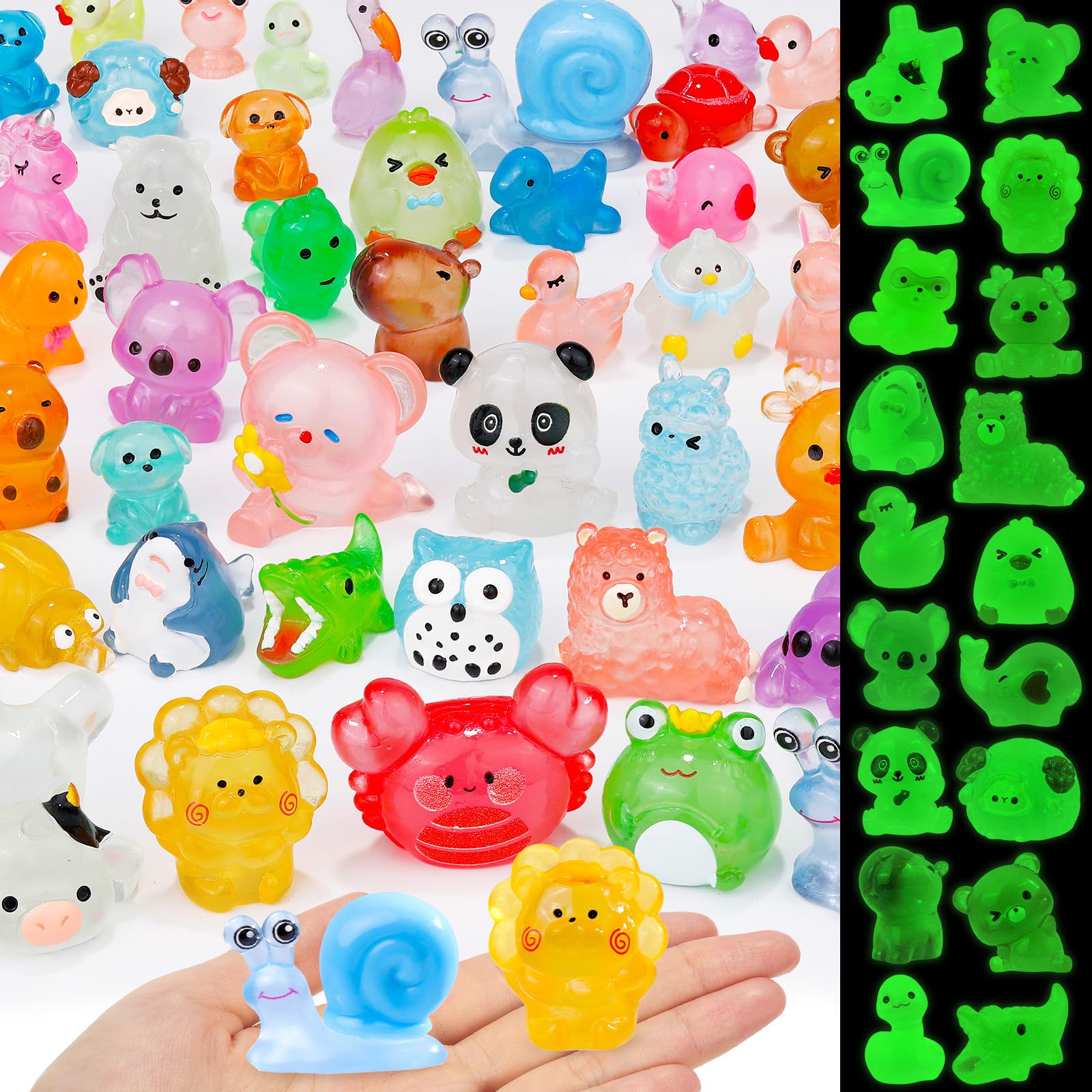 ywevyezc glow mini resin party-favor figurine collection sparks creativity.