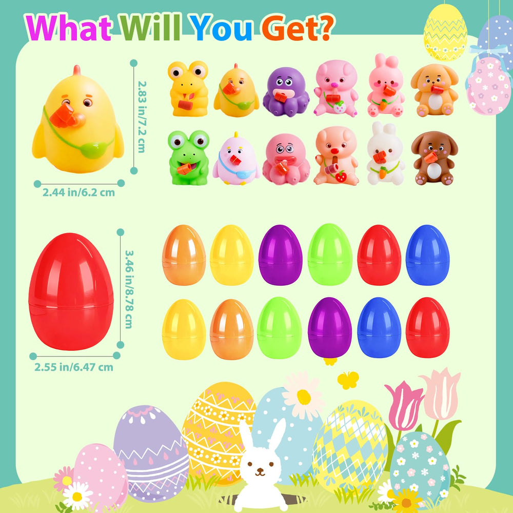 Safe BPA-free Easter egg toys by Yxwomenxy with smooth edges