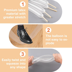 YXYL Clear 260 balloons twisted into animal shapes; kids enjoy creativity.