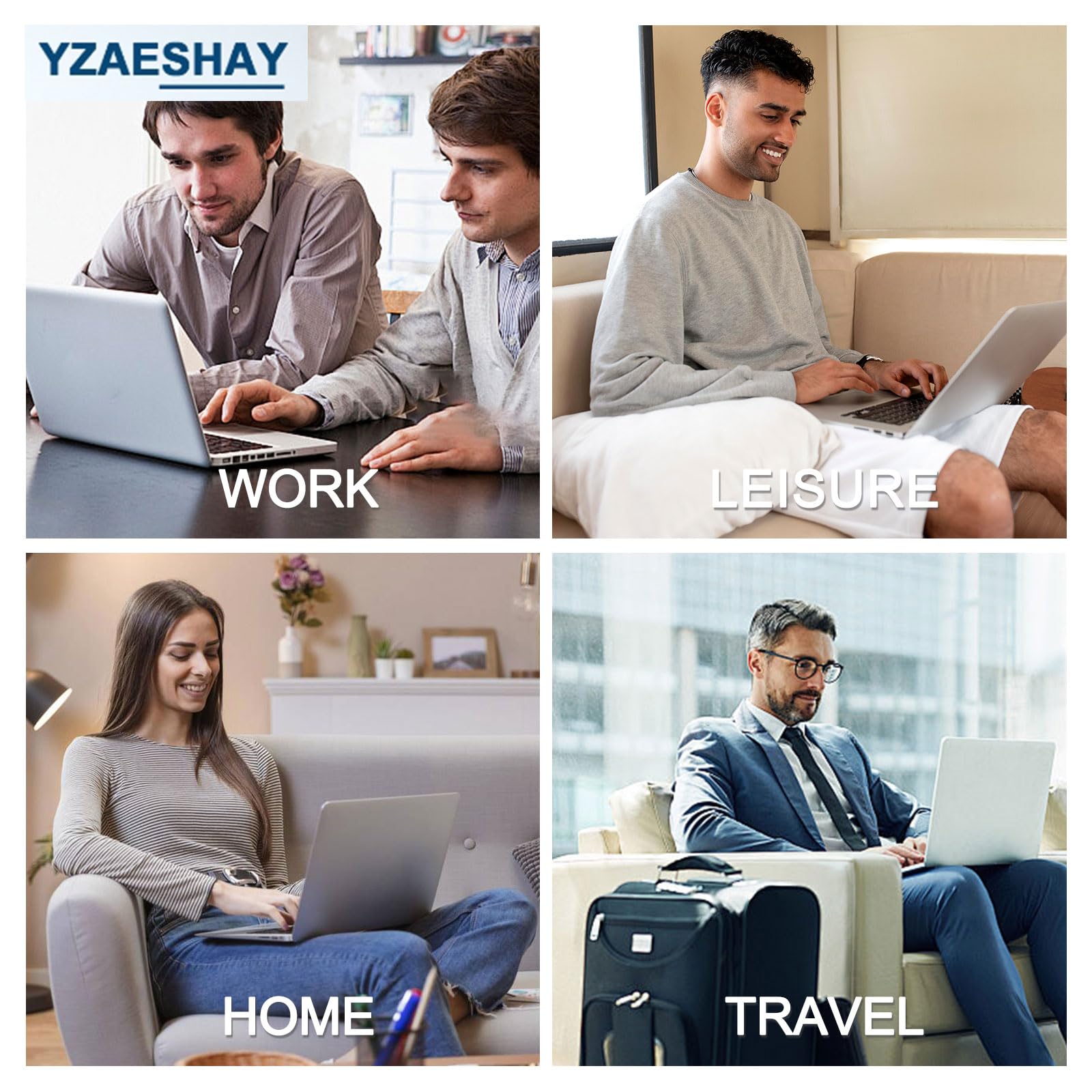 YZAESHAY 65W USB-C charger package includes AC adapter and power cord.