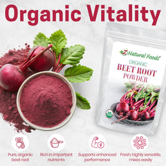 Close-up of deep red beetroot powder color for antioxidant support