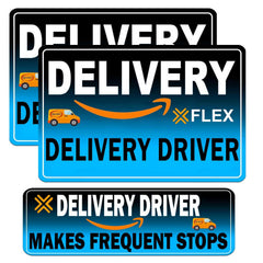 Z-onemart large delivery magnet front view boosts daytime visibility on the road