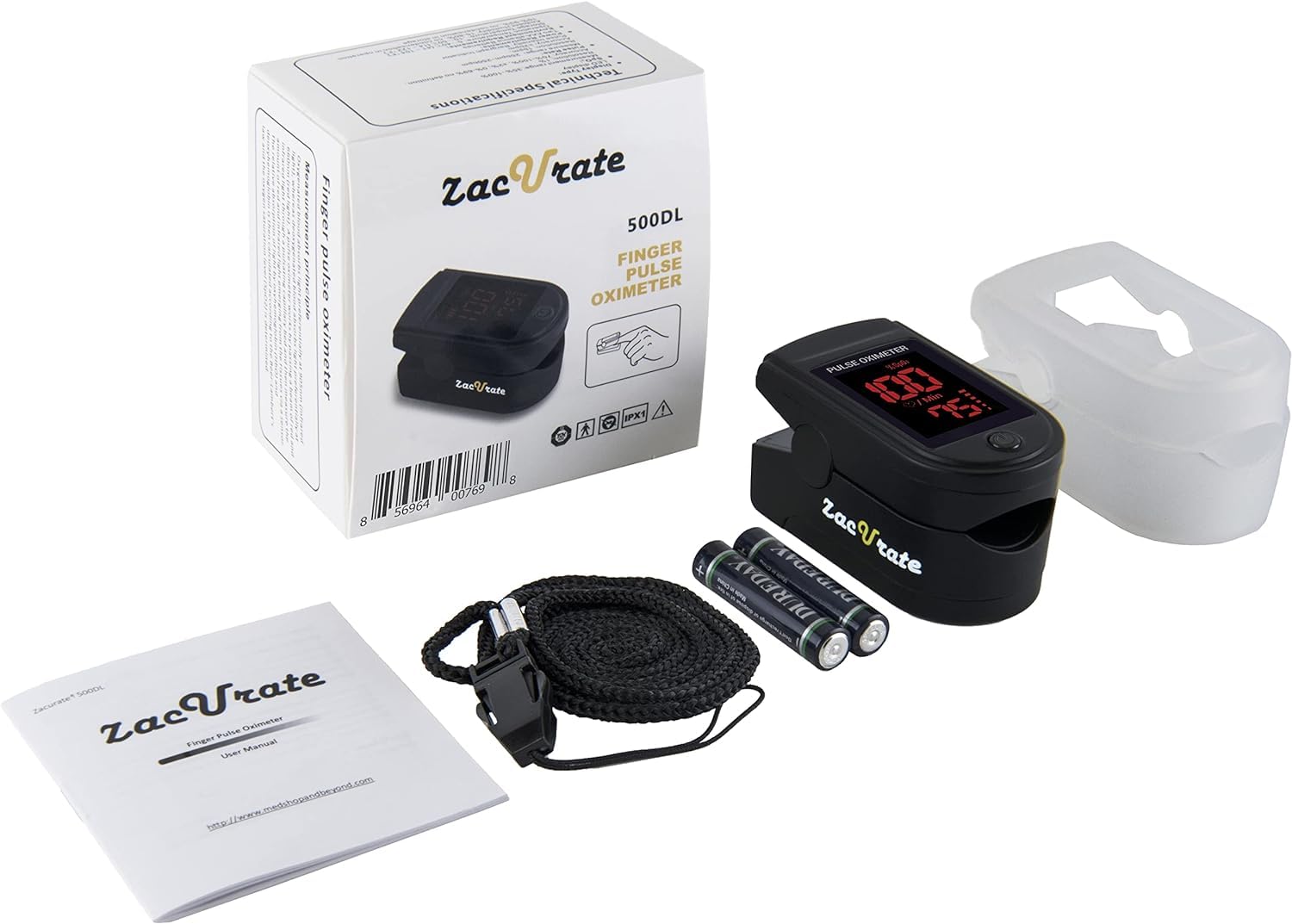 Zacurate Pro Series 500DL included lanyard for easy carry.