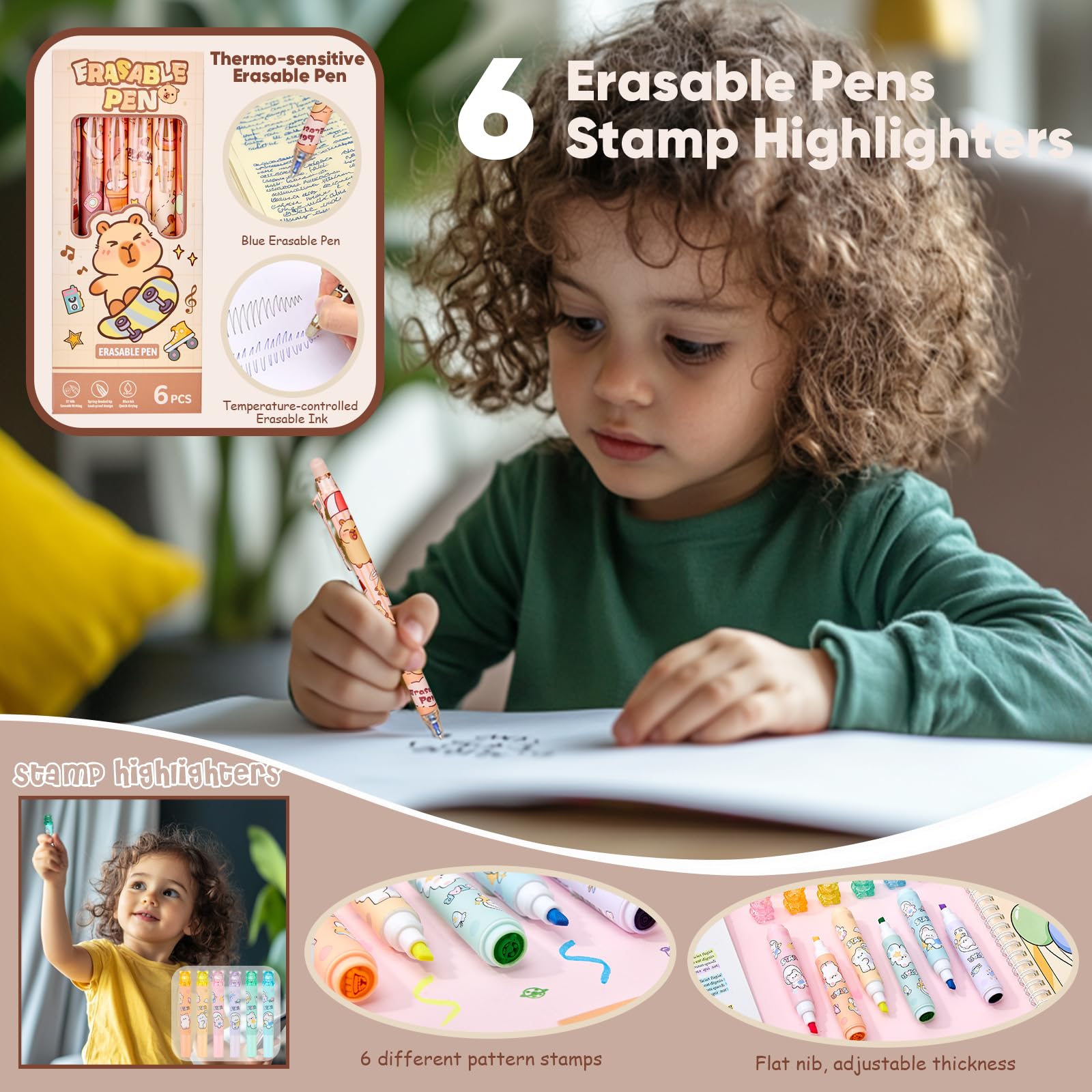 Zadoreck blue erasable gel pens provide smooth writing and erasable mistakes