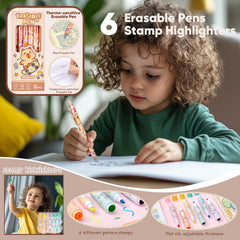 Zadoreck blue erasable gel pens provide smooth writing and erasable mistakes