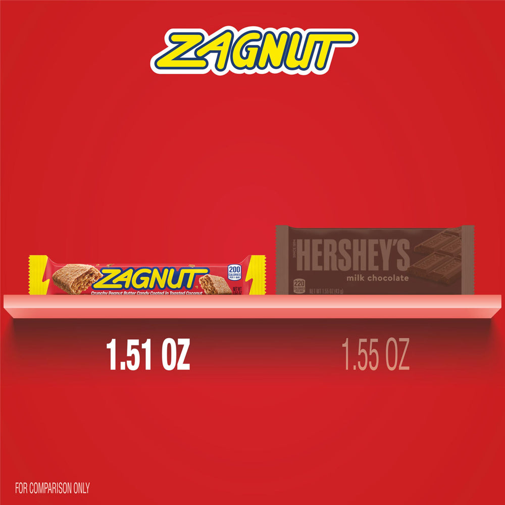ZAGNUT bars arranged for a holiday candy dish.