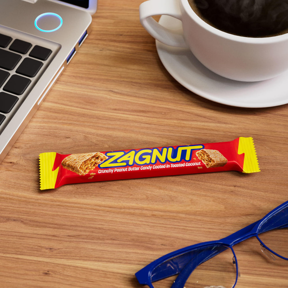 ZAGNUT snack in a lunchbox for easy energy.