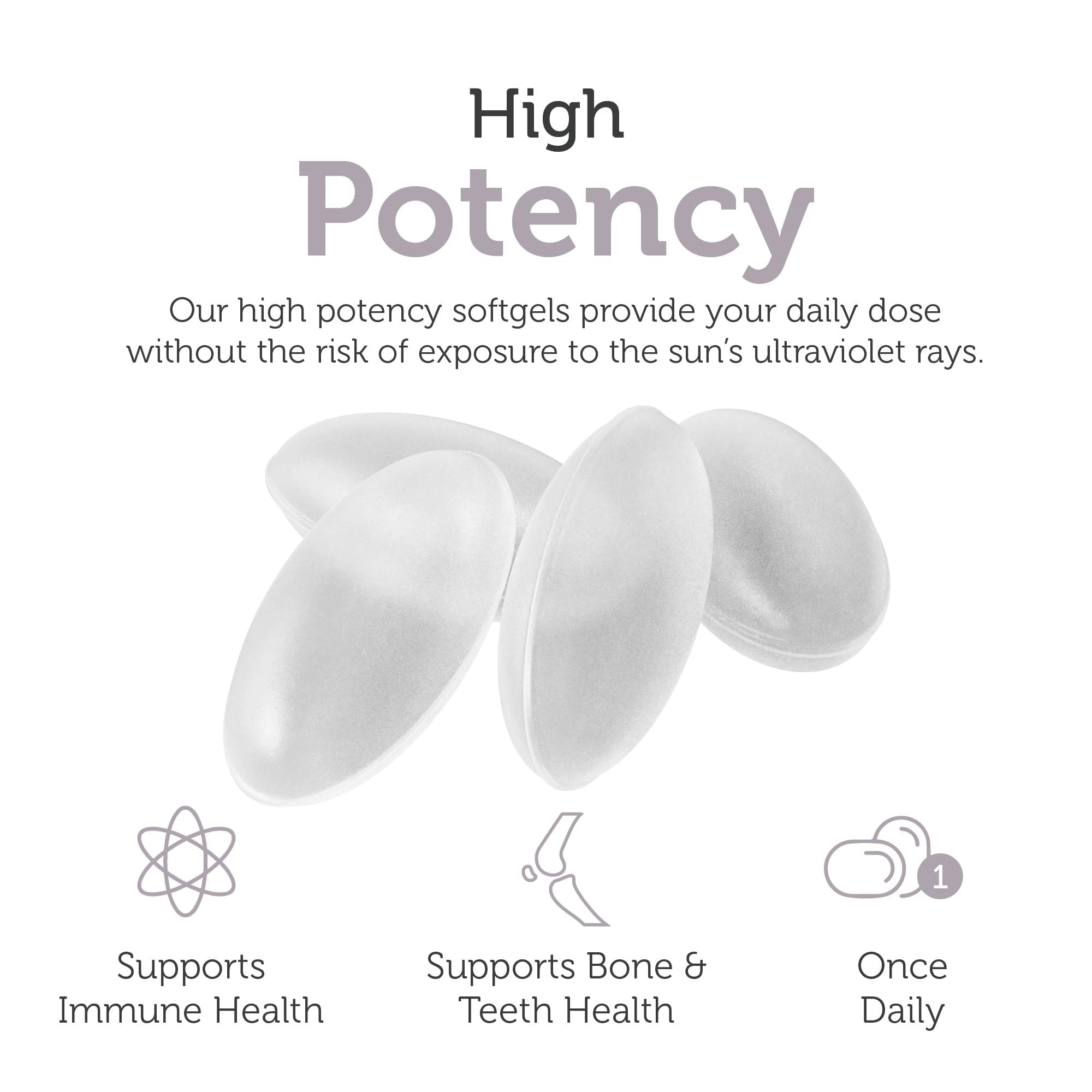 Zahler D3 weekly bottle close-up highlighting easy swallow softgels.