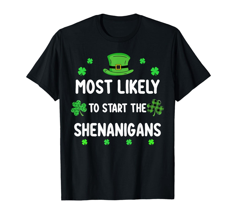 Zainjr St Patrick's Day Shamrock T-shirt with leopard shamrock graphic for festive wear