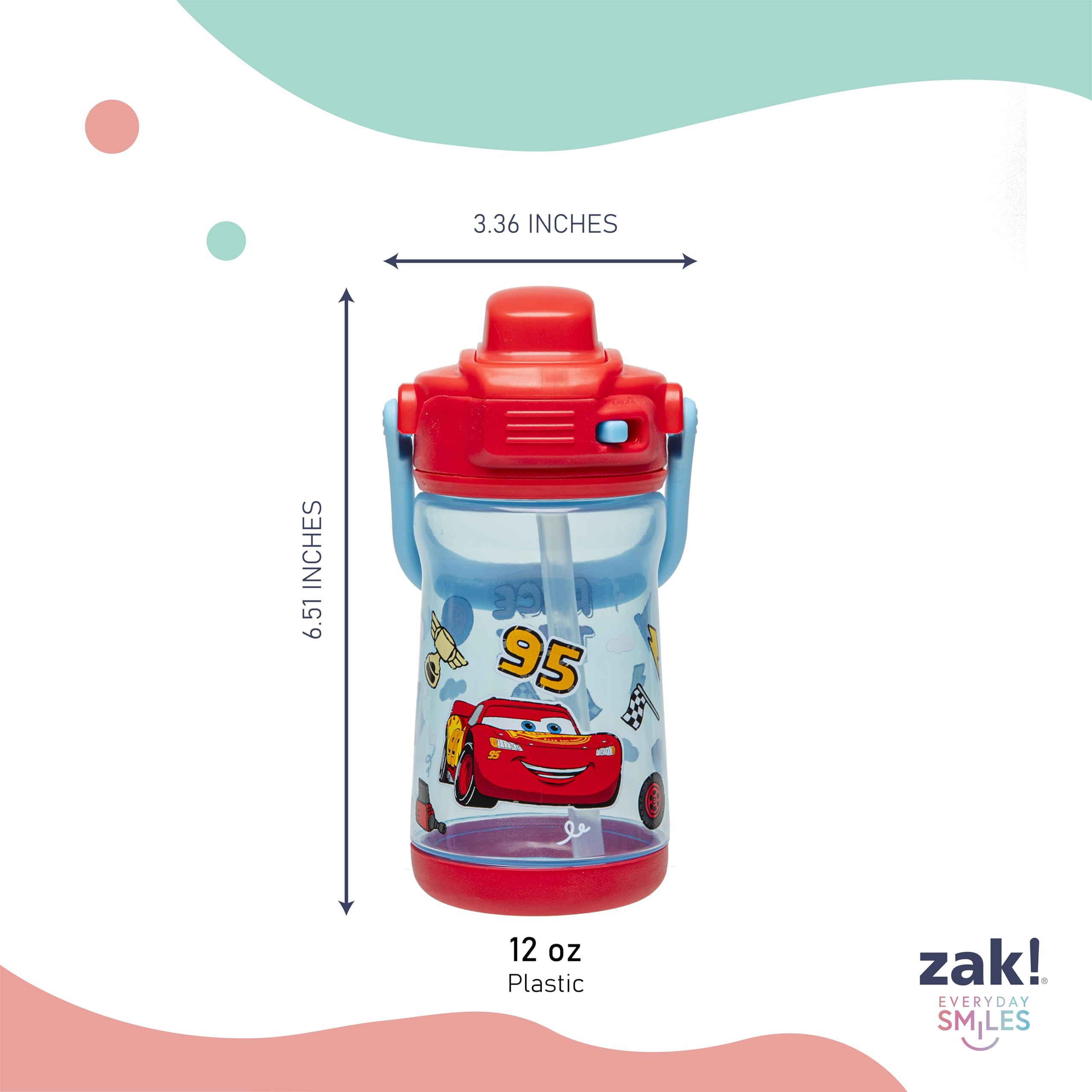 Compact 12oz capacity ideal for quick, easy sips.