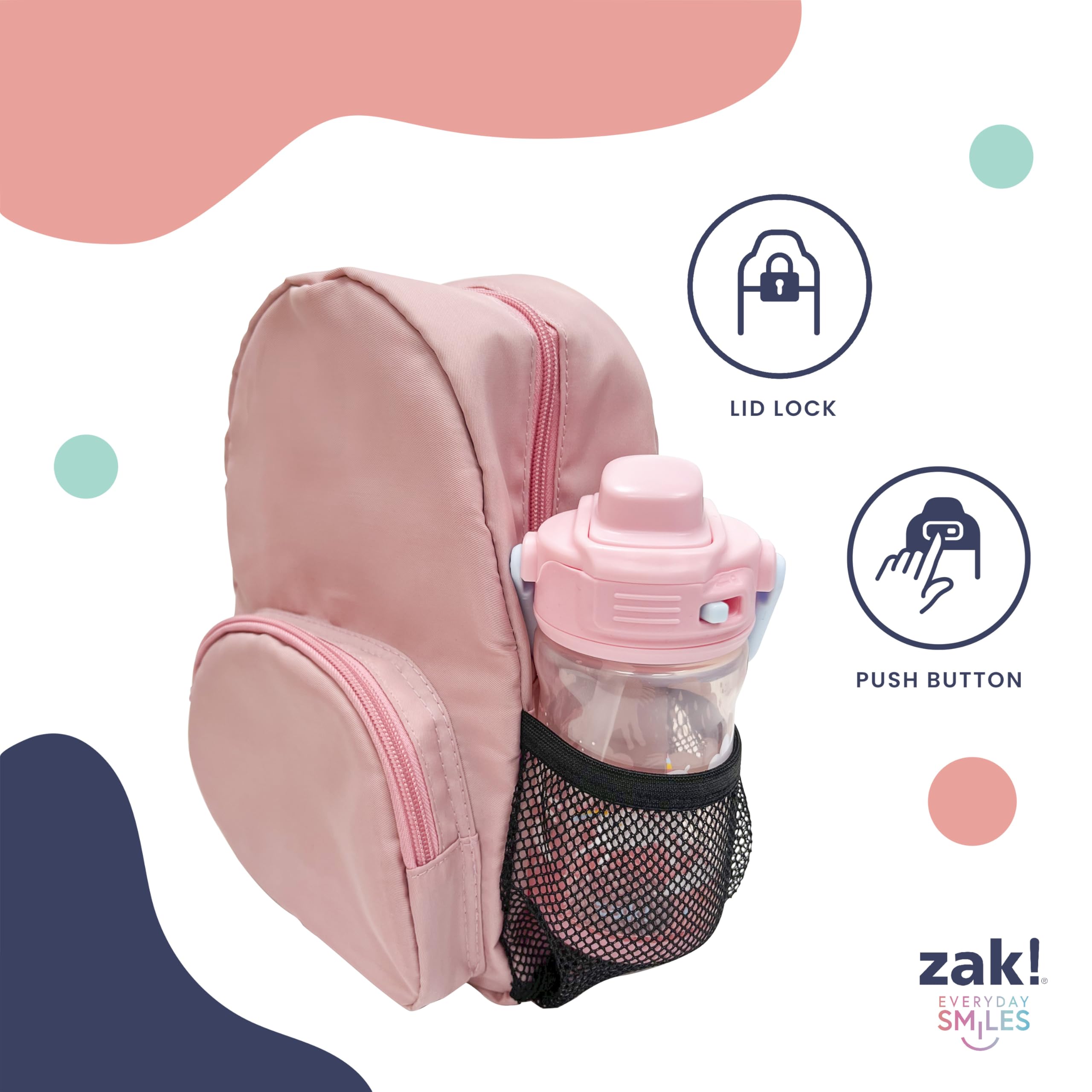 Dishwasher-safe bottle for easy cleaning after activities.