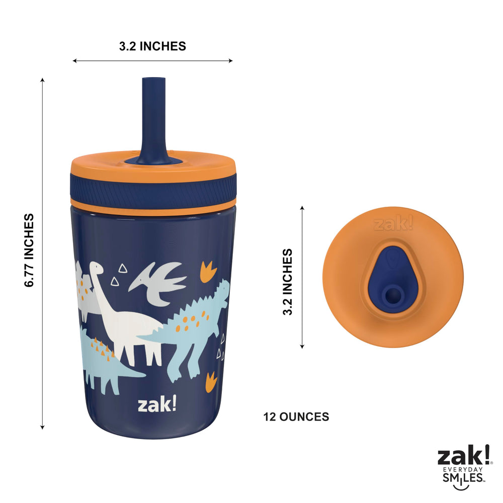Zak Designs Kelso BPA-free kid-friendly tumbler encourages reusable hydration.