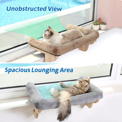 Zakkart orthopedic hammock bed provides supportive lounging for larger cats
