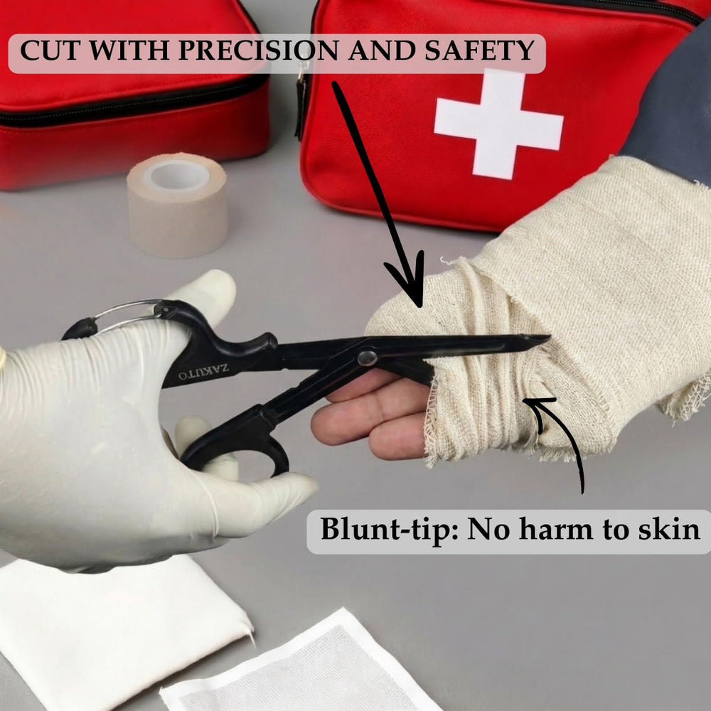 ZAKUTO trauma shears are durable and easy to clean after use
