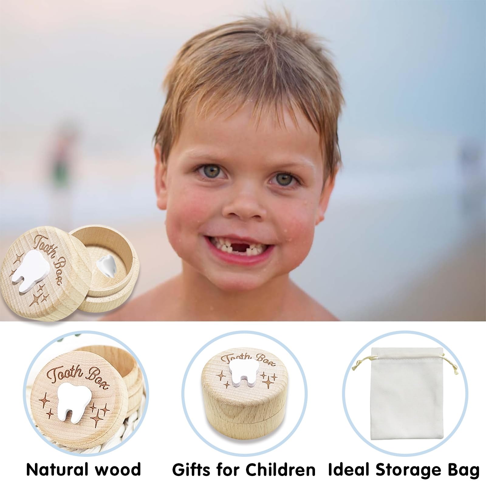 Zalengine Tooth Fairy Pouch velvet drawstring showing secure storage
