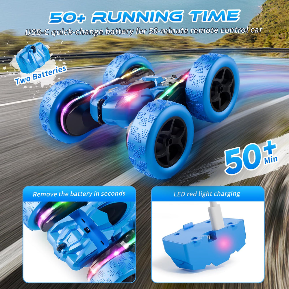 Zalneo Stunt Car LED light bar for vivid visibility during dusk drives.