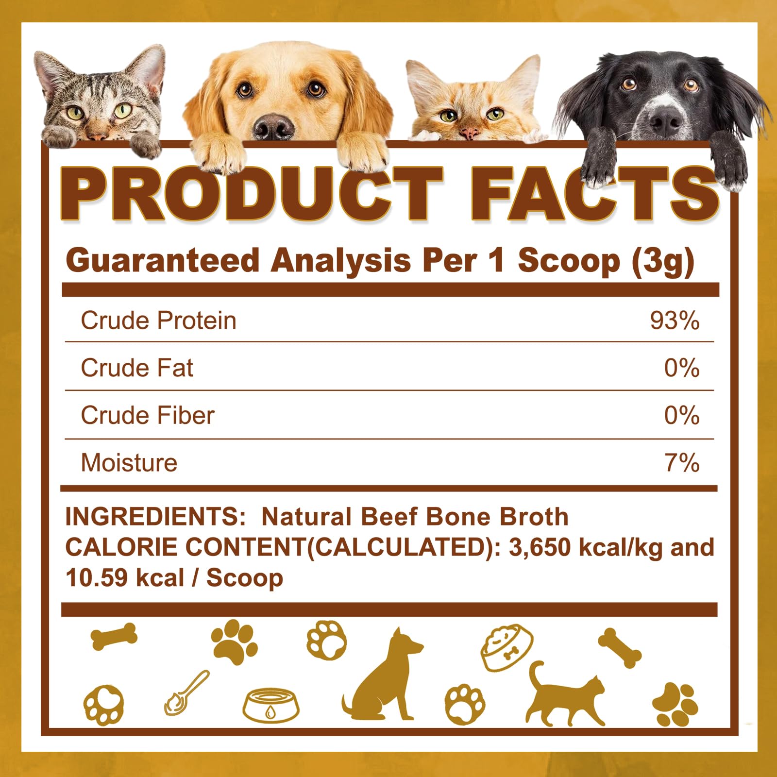 Zammex bone broth powder topping on dog food for flavor and palatability